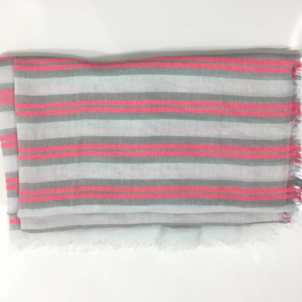 Oliver Bonas Scarf - Grey Pink